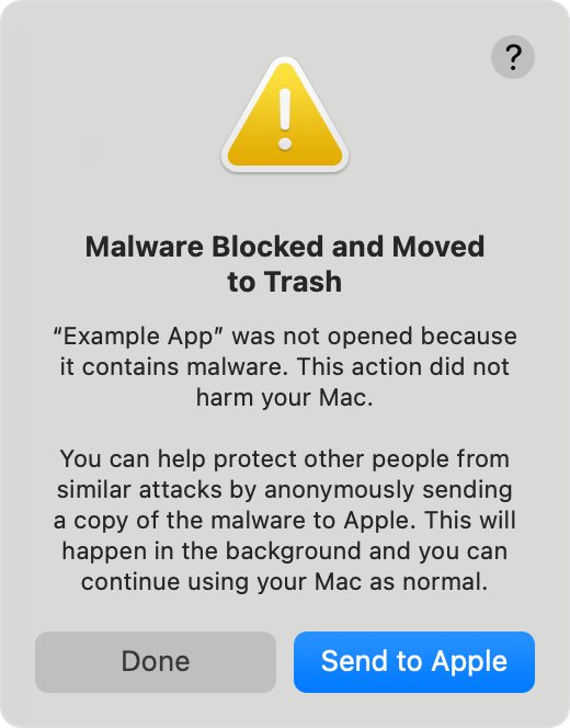 macOS安全提示：应用被阻止